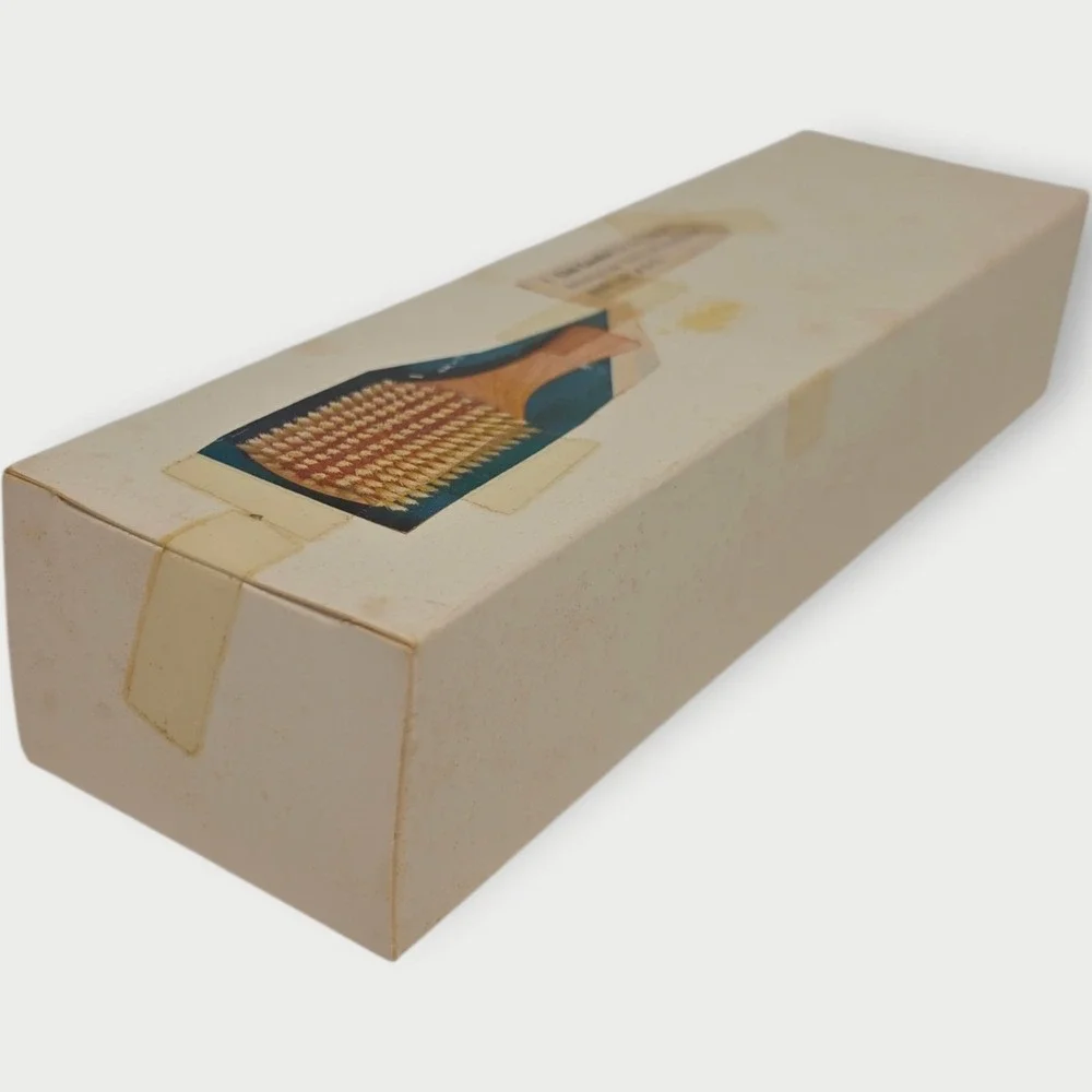 NEW Vintage FULLER Hair Brush Nylon Blonde Bristle 9 Rows 6.5